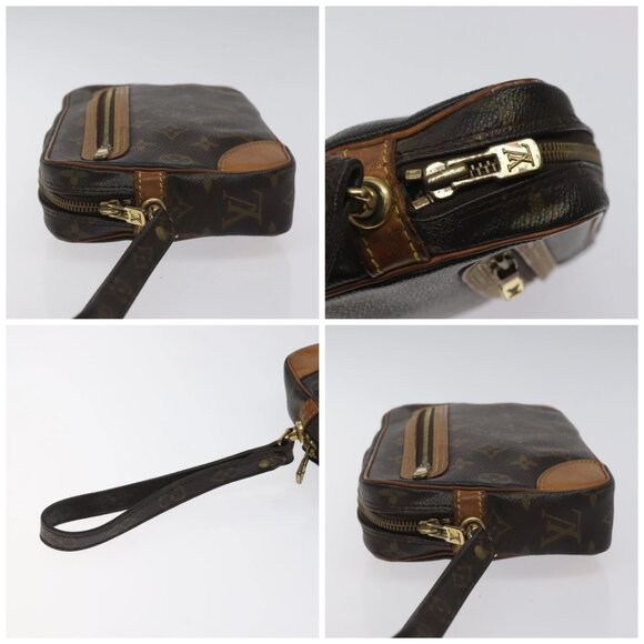 LOUIS VUITTON Monogram Marly Dragonne GM Clutch Bag M51825 LV Auth hk2741 - Picture 16 of 16